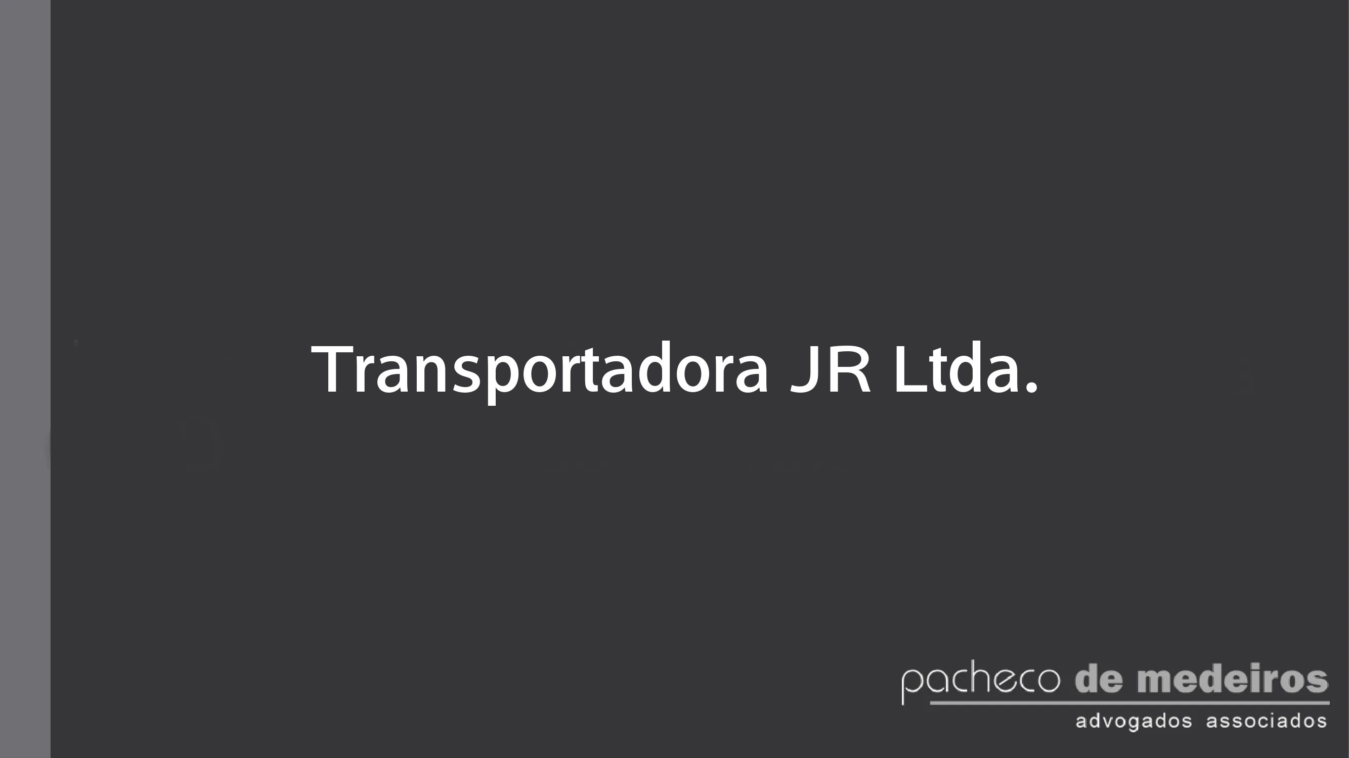 Transportadora JR Ltda. 
